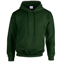 Gildan 18500 Heavy Blend kapucnis pulóver, forest green M méretben \18500-FO\